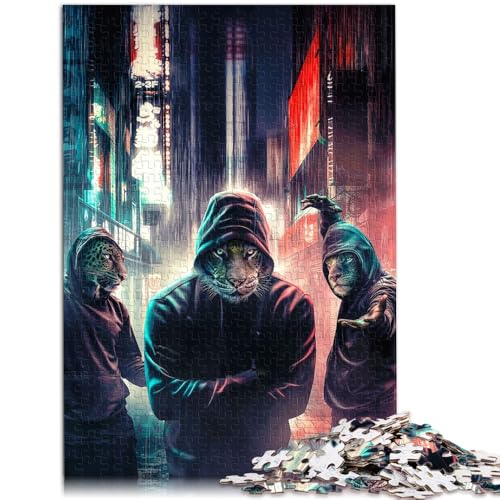 Puzzle 1000 Teile für Erwachsene Urban Jungle Puzzle-Wanddekoration Einzigartige Geburtstags 10,27 x 14,96 Zoll für Teenager ab 14 Jahren von SYUNFEI