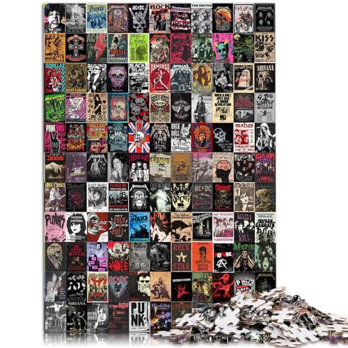 Puzzle für Erwachsene, 1000 Teile, Vintage-Collage, Spielzeug, Lernspiele, Stressabbau, tolle Geschenke und Spielzeuge, 50 x 75 cm, für Teenager ab 14 Jahren Puzzle für Erwachsene, 1000 Teile, Vintage-Collage, Spielzeug, Lernspiele, Stressabbau, tolle Geschenke und Spielzeuge, 50 x 75 cm, für Teenager ab 14 Jahren von SYUNFEI