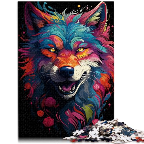 Puzzle 1000 Teile für Erwachsene, Wolf, anspruchsvolles, schwieriges Puzzle, anspruchsvolles Puzzlespiel und Familienspiel, 14,96 Zoll x 20,47 Zoll Puzzle 1000 Teile für Erwachsene, Wolf, anspruchsvolles, schwieriges Puzzle, anspruchsvolles Puzzlespiel und Familienspiel, 14,96 Zoll x 20,47 Zoll von SYUNFEI