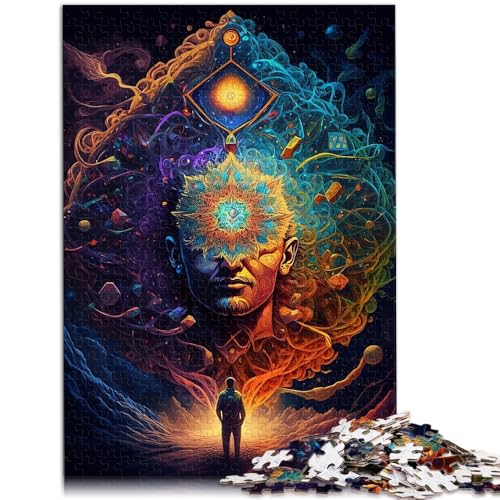 Puzzle für Erwachsene, 1000 Teile, Zauberer, Spielzeug, Lernspiele, Stressabbau, mit passendem Poster und Quizblatt,38x52cm von SYUNFEI