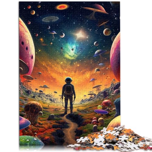 Puzzle für Erwachsene, 1000 Teile, Astronaut, Stressabbau, ganze Familie, 26x38cm, für Teenager ab 14 Jahren von SYUNFEI