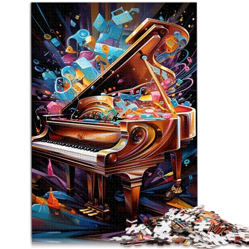 Puzzle für Erwachsene und Kinder, farbenfrohes Klavier, 1000 Teile, Puzzle für Erwachsene, 50 x 75 cm, Holzbrettpuzzle, Lernspiel für Erwachsene und Kinder Puzzle für Erwachsene und Kinder, farbenfrohes Klavier, 1000 Teile, Puzzle für Erwachsene, 50 x 75 cm, Holzbrettpuzzle, Lernspiel für Erwachsene und Kinder von SYUNFEI