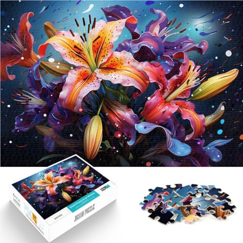 Puzzle für Erwachsene, 1000 Teile, Blumenkunst, Heimdekoration, Puzzles, Analyse und Logik, 19,7 x 29,5 Zoll, für Teenager ab 14 Jahren Puzzle für Erwachsene, 1000 Teile, Blumenkunst, Heimdekoration, Puzzles, Analyse und Logik, 19,7 x 29,5 Zoll, für Teenager ab 14 Jahren von SYUNFEI