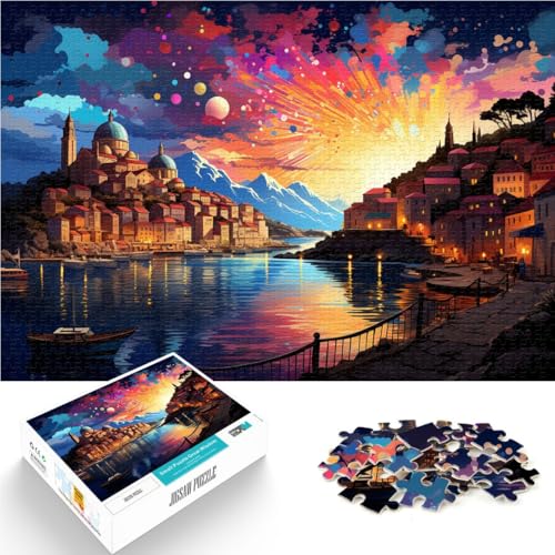 1000-teiliges Puzzle für Erwachsene, Landschaftskunst, Lernspielzeug, Analyse und Logik,38x52cm, für Teenager ab 14 Jahren 1000-teiliges Puzzle für Erwachsene, Landschaftskunst, Lernspielzeug, Analyse und Logik,38x52cm, für Teenager ab 14 Jahren von SYUNFEI