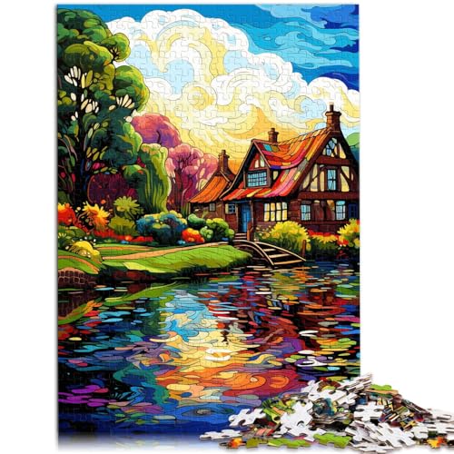 Puzzle für Erwachsene 1000 Teile Giethoorn Lernspielzeug Einzigartige Geburtstags 14,96 x 20,47 Zoll für Teenager ab 14 Jahren von SYUNFEI