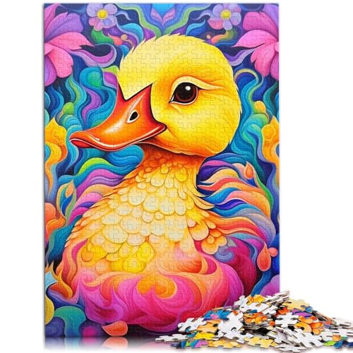 Puzzle für Erwachsene, 1000 Teile, farbenfrohe Kunstenten, anspruchsvolles Spiel, Spielzeug, Geschenke für Freunde und Familie, 50 x 75 cm, von SYUNFEI