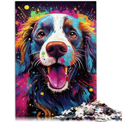 1000-teiliges Puzzle für Erwachsene, Deutscher Schäferhund, Stressabbau-Angebot als Geschenk für die ganze Familie, 26x38cm, für Teenager ab 14 Jahren von SYUNFEI