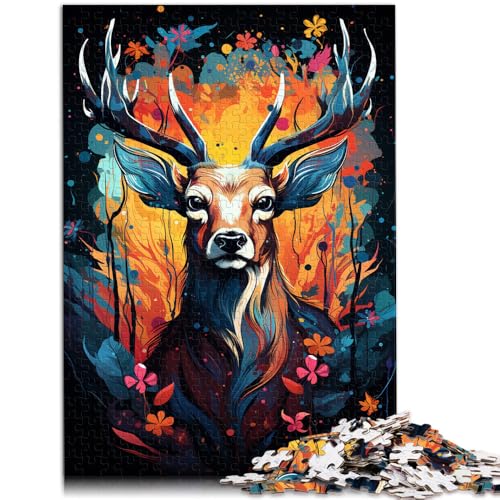 1000-teiliges Puzzle für Erwachsene, Feuertigerkopf, Entspannungsspiele, 38x52 cm, Teenager ab 14 Jahren 1000-teiliges Puzzle für Erwachsene, Feuertigerkopf, Entspannungsspiele, 38x52 cm, Teenager ab 14 Jahren von SYUNFEI
