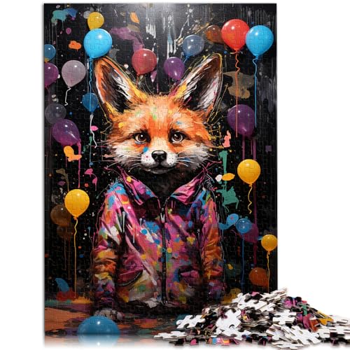 Puzzle für Erwachsene, 1000 Teile, Malen, Fuchs, Lernspielzeug, geeignet als Schreibtischdekoration, 14,96 x 20,47 Zoll, für 14-Jährige Puzzle für Erwachsene, 1000 Teile, Malen, Fuchs, Lernspielzeug, geeignet als Schreibtischdekoration, 14,96 x 20,47 Zoll, für 14-Jährige von SYUNFEI