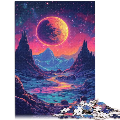 Puzzle für Erwachsene, 1000 Teile, Planetenlandschaftskunst, Stressabbau, Lernspiel für Geburtstag, Weihnachten, 14,96 Zoll x 20,47 Zoll Puzzle für Erwachsene, 1000 Teile, Planetenlandschaftskunst, Stressabbau, Lernspiel für Geburtstag, Weihnachten, 14,96 Zoll x 20,47 Zoll von SYUNFEI