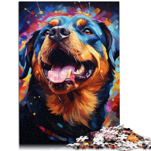 Puzzle für Erwachsene, 1000 Teile, Rottweiler, Lernspielzeug, einzigartige Geburtstags, 50 x 75 cm, für Teenager ab 14 Jahren Puzzle für Erwachsene, 1000 Teile, Rottweiler, Lernspielzeug, einzigartige Geburtstags, 50 x 75 cm, für Teenager ab 14 Jahren von SYUNFEI