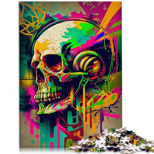Puzzle für Erwachsene, 1000 Teile, Skelette malen, Lernspielzeug, einzigartiges Herausforderungsspiel,38x52cm, für Teenager ab 14 Jahren Puzzle für Erwachsene, 1000 Teile, Skelette malen, Lernspielzeug, einzigartiges Herausforderungsspiel,38x52cm, für Teenager ab 14 Jahren von SYUNFEI