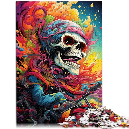 2000-teiliges Puzzle für Erwachsene, Skelettreiter-Puzzle, Wanddekoration, geeignet für Paare, 70 x 100 cm, für Teenager ab 14 Jahren von SYUNFEI