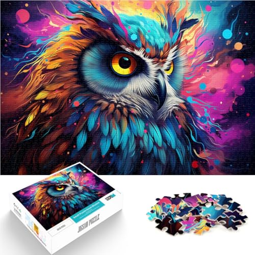 2000-teiliges Puzzle für Erwachsene mit Tiermotiv, Eulen-Denkspiel, 70x100cm, Geburtstagsgeschenk, Geschenke für Teenager ab 14 Jahren von SYUNFEI