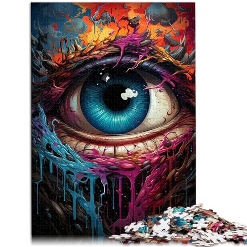 Puzzle für Erwachsene, 2000 Teile, Augen malen, unmögliches Puzzle, Spaß bei Heimaktivitäten, Geburtstagsgeschenk, Reisegeschenk, 27,56 x 39,37 Zoll von SYUNFEI