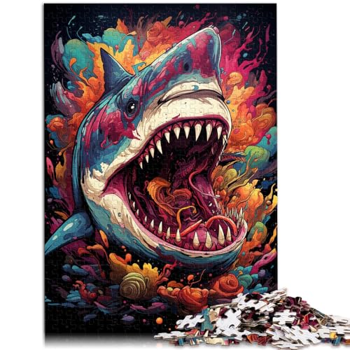Puzzle für Erwachsene, 1000 Teile, Hai-Mythologie, Spielzeug, Denkspiel, Weihnachtswunschliste mit Weihnachtsmann, 26x38cm, für Teenager ab 14 Jahren Puzzle für Erwachsene, 1000 Teile, Hai-Mythologie, Spielzeug, Denkspiel, Weihnachtswunschliste mit Weihnachtsmann, 26x38cm, für Teenager ab 14 Jahren von SYUNFEI