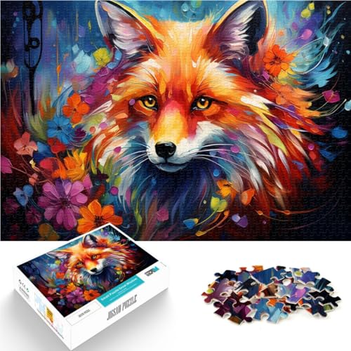 Puzzle für Erwachsene, 1000 Teile, Art Fox, als Puzzle-Geschenk, 14,96 x 20,47 Zoll, Familienspiel, Stressabbau, schwieriges Herausforderungspuzzle Puzzle für Erwachsene, 1000 Teile, Art Fox, als Puzzle-Geschenk, 14,96 x 20,47 Zoll, Familienspiel, Stressabbau, schwieriges Herausforderungspuzzle von SYUNFEI