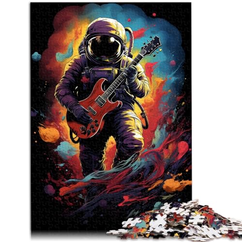 1000-teiliges Puzzle für Erwachsene, Astronaut spielt Gitarre, Lernspiele, Geburtstagsgeschenk, Geschenke, Wandkunst, 50 x 75 cm, für Teenager ab 14 Jahren 1000-teiliges Puzzle für Erwachsene, Astronaut spielt Gitarre, Lernspiele, Geburtstagsgeschenk, Geschenke, Wandkunst, 50 x 75 cm, für Teenager ab 14 Jahren von SYUNFEI