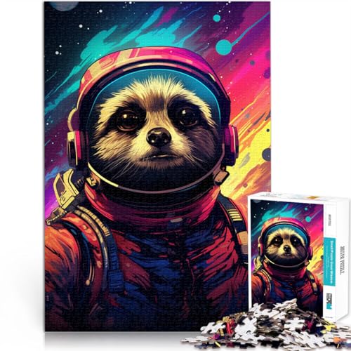 Puzzle 1000 Teile für Erwachsene Astronaut Erdmännchen Lernpuzzle Familienspiel Fördert die Liebe zwischen Paaren 10,27 Zoll x 14,96 Zoll Puzzle 1000 Teile für Erwachsene Astronaut Erdmännchen Lernpuzzle Familienspiel Fördert die Liebe zwischen Paaren 10,27 Zoll x 14,96 Zoll von SYUNFEI