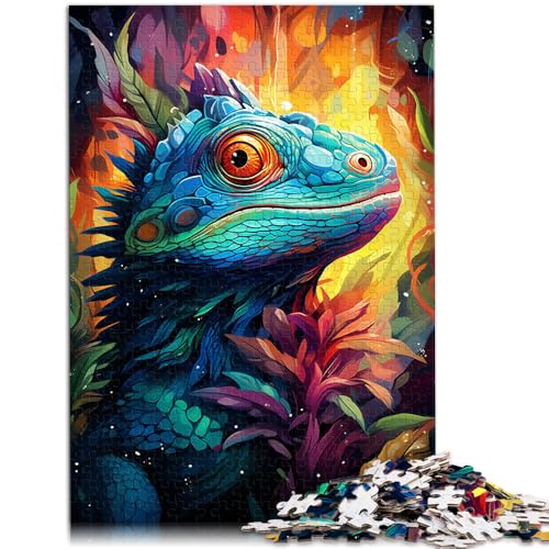 1000-teiliges Puzzle für Erwachsene, Chamäleon, Lernspiel, Herausforderungsspielzeug, ganze Familie, 50 x 75 cm, für 14-Jährige 1000-teiliges Puzzle für Erwachsene, Chamäleon, Lernspiel, Herausforderungsspielzeug, ganze Familie, 50 x 75 cm, für 14-Jährige von SYUNFEI