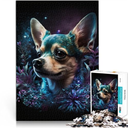 Puzzle 1000 Teile für Erwachsene Chihuahua-Blume Denkspiel ganze Familie 50 x 75 cm für Teenager ab 14 Jahren Puzzle 1000 Teile für Erwachsene Chihuahua-Blume Denkspiel ganze Familie 50 x 75 cm für Teenager ab 14 Jahren von SYUNFEI