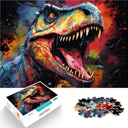 Puzzle für Kinder, Dinosaurier, 1000 Teile, 38x52 cm, Kartonpuzzle, geeignet für Erwachsene und Kinder ab 14 Jahren, Spielzeug, Denkspiel Puzzle für Kinder, Dinosaurier, 1000 Teile, 38x52 cm, Kartonpuzzle, geeignet für Erwachsene und Kinder ab 14 Jahren, Spielzeug, Denkspiel von SYUNFEI