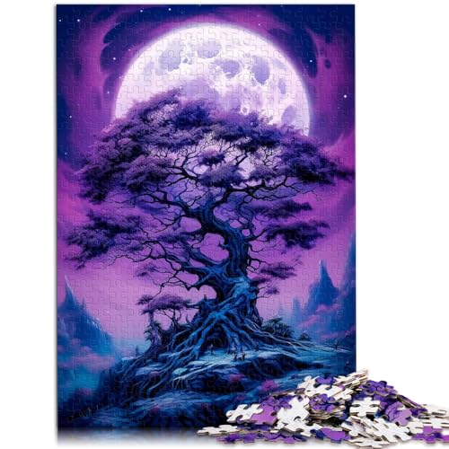 Puzzle 1000 Teile für Erwachsene, Kosmischer Lebensbaum, lustige Spiele, Wanddekoration, einzigartige Geburtstags, 14,96 x 20,47 Zoll von SYUNFEI