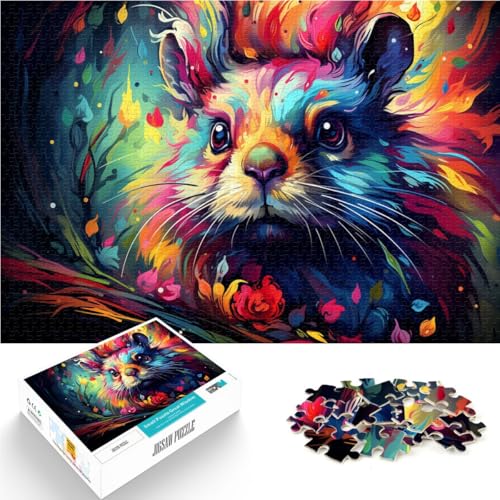 Puzzle 1000 Teile für Erwachsene, Eichhörnchen, Lernpuzzle, ganze Familie, 50 x 75 cm, für 14-Jährige von SYUNFEI