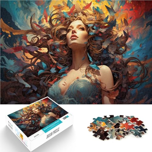 2000-teiliges Puzzle für Erwachsene, farbenfrohes Fantasie-Frauen-Denkspiel, ganze Familie, 70 x 100 cm, für 14-Jährige von SYUNFEI