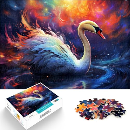 Puzzle 1000 Teile für Erwachsene Farbschwan Puzzle Lernspiele ganze Familie 14,96 Zoll x 20,47 Zoll Puzzle 1000 Teile für Erwachsene Farbschwan Puzzle Lernspiele ganze Familie 14,96 Zoll x 20,47 Zoll von SYUNFEI