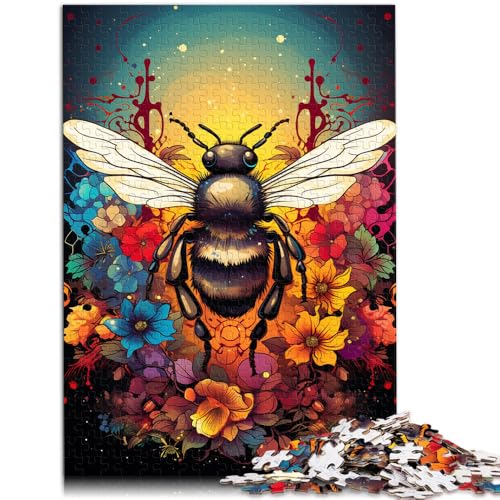 Puzzle 1000 Teile für Erwachsene Farbmalerei Biene zum Ausmalen Puzzle für eignet ganze Familie 14,96 Zoll x 20,47 Zoll Puzzle 1000 Teile für Erwachsene Farbmalerei Biene zum Ausmalen Puzzle für eignet ganze Familie 14,96 Zoll x 20,47 Zoll von SYUNFEI