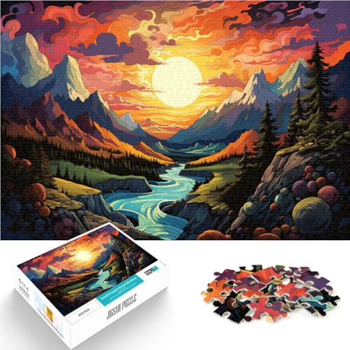 Puzzle 1000 Teile für Erwachsene Flusslandschaft Puzzle Lernspiele Geeignet für die Schreibtischdekoration 14,96 Zoll x 20,47 Zoll Puzzle 1000 Teile für Erwachsene Flusslandschaft Puzzle Lernspiele Geeignet für die Schreibtischdekoration 14,96 Zoll x 20,47 Zoll von SYUNFEI