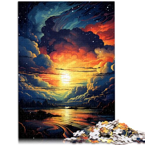 Puzzle 2000 Teile für Erwachsene, Fantasie-Sonnenuntergangslandschaft, Denkspiel, einzigartiges Geburtstags, 70 x 100 cm, für Teenager ab 14 Jahren Puzzle 2000 Teile für Erwachsene, Fantasie-Sonnenuntergangslandschaft, Denkspiel, einzigartiges Geburtstags, 70 x 100 cm, für Teenager ab 14 Jahren von SYUNFEI
