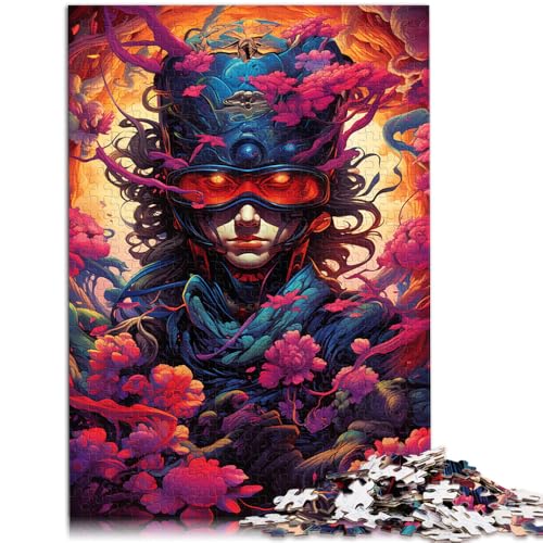 2000-teiliges Puzzle Erwachsene, Fantasy-Rätselspiel mit japanischem Ninja-Motiv, Herausforderung die Intelligenz des Gehirns, süchtig machendes Spielzeug, 70 x 100 cm, von SYUNFEI