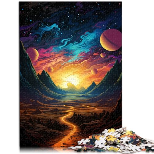 Puzzle für Erwachsene, 1000 Teile, Galaxie-Totenkopf, Denksport 50x75 cm, Weihnachts-Puzzle-Geschenke für Teenager ab 14 Jahren von SYUNFEI