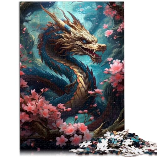 Puzzle mit 2000 Teilen für Erwachsene. Das Denkspiel „Dragon Rosse Garden ganze Familie. 27,56 x 39,37 Zoll für Teenager ab 14 Jahren. von SYUNFEI