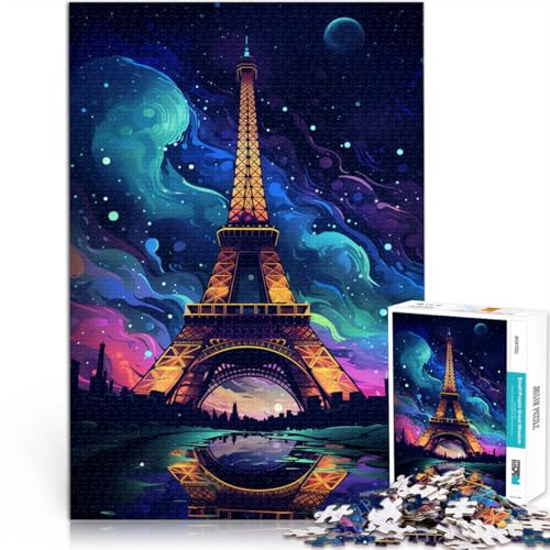 Puzzle 1000 Teile für Erwachsene Eiffelturm aus dem Weltraum Interessantes Puzzle zur Stressreduzierung Gutes Geschenk 14,96 x 20,47 Zoll für Teenager ab 14 Jahren Puzzle 1000 Teile für Erwachsene Eiffelturm aus dem Weltraum Interessantes Puzzle zur Stressreduzierung Gutes Geschenk 14,96 x 20,47 Zoll für Teenager ab 14 Jahren von SYUNFEI