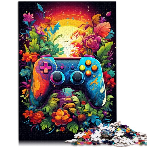 Puzzle 2000 Teile für Erwachsene, buntes Gamepad, Lernpuzzle, Familienspiel, Staycation, Zeitvertreib, 70 x 100 cm, für Teenager ab 14 Jahren von SYUNFEI