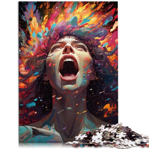 Puzzle 1000 Teile für Erwachsene, Frauenbild, Denksportspiel, ganze Familie, 50 x 75 cm, für 14-Jährige von SYUNFEI