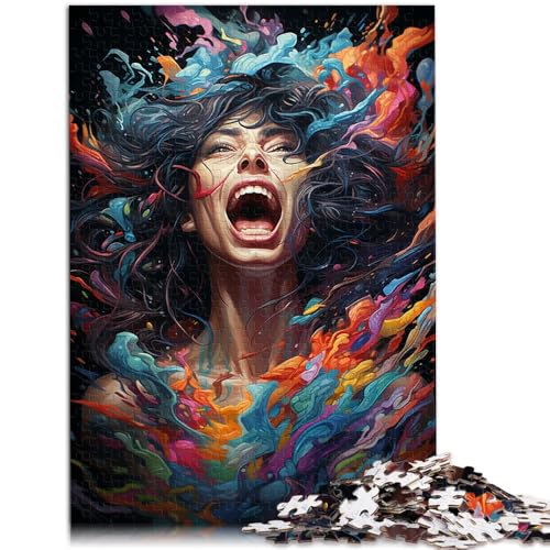 Puzzle 1000 Teile für Erwachsene, Malen, Mädchen, Puzzle, Mitmachspiel, Lernspiel für Geburtstag, Weihnachten, 14,96 Zoll x 20,47 Zoll Puzzle 1000 Teile für Erwachsene, Malen, Mädchen, Puzzle, Mitmachspiel, Lernspiel für Geburtstag, Weihnachten, 14,96 Zoll x 20,47 Zoll von SYUNFEI