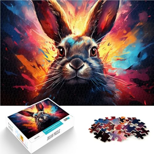 Puzzle für Kinder, Kaninchen-Puzzle, 1000 Teile, 14,96 x 20,47 Zoll, Kartonpuzzle, geeignet für Erwachsene und Kinder ab 14 Jahren, tolle Geschenke und Spielzeuge Puzzle für Kinder, Kaninchen-Puzzle, 1000 Teile, 14,96 x 20,47 Zoll, Kartonpuzzle, geeignet für Erwachsene und Kinder ab 14 Jahren, tolle Geschenke und Spielzeuge von SYUNFEI