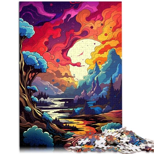 Puzzle 1000 Teile für Erwachsene, Landschaftspuzzle ganze Familie, 26x38cm, für Teenager ab 14 Jahren von SYUNFEI