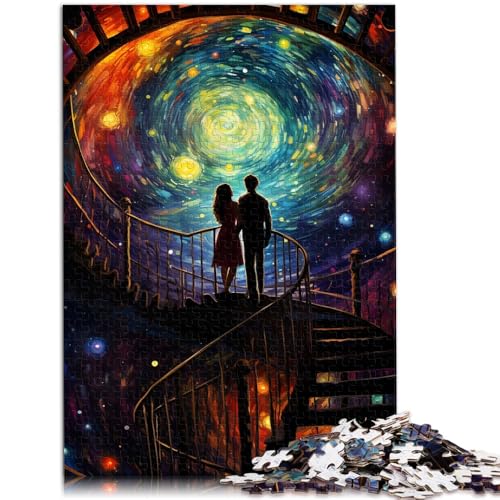 Puzzle 2000 Teile für Erwachsene, Liebes- und Romantik-Spielzeug, Herausforderung der Gehirnintelligenz, süchtig machendes Spielzeug, 27,56 x 39,37 Zoll, für 14-Jährige von SYUNFEI