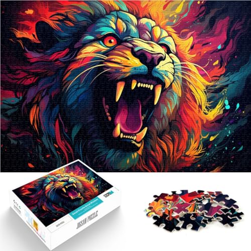 Puzzle 1000 Teile für Erwachsene, Löwen-Spielzeug. Helfen Sie dem Gehirn, süchtig machendes Spielzeug zu trainieren und Geduld zu fördern. 19,7 Zoll x 29,5 Zoll Puzzle 1000 Teile für Erwachsene, Löwen-Spielzeug. Helfen Sie dem Gehirn, süchtig machendes Spielzeug zu trainieren und Geduld zu fördern. 19,7 Zoll x 29,5 Zoll von SYUNFEI