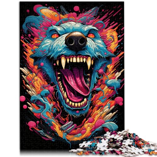 Puzzle 1000 Teile für Erwachsene, Monster, anspruchsvolles, schwieriges Puzzle, geeignet als Schreibtischdekoration,38x52cm, für 14-Jährige Puzzle 1000 Teile für Erwachsene, Monster, anspruchsvolles, schwieriges Puzzle, geeignet als Schreibtischdekoration,38x52cm, für 14-Jährige von SYUNFEI