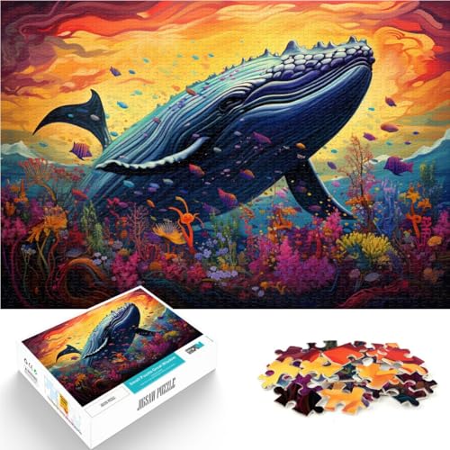 Puzzle 2000 Teile für Erwachsene, Mutanter Wal unter dem Meer, Lernspiel, Herausforderungsspielzeug, tolles, 70 x 100 cm, für 14-Jährige Puzzle 2000 Teile für Erwachsene, Mutanter Wal unter dem Meer, Lernspiel, Herausforderungsspielzeug, tolles, 70 x 100 cm, für 14-Jährige von SYUNFEI