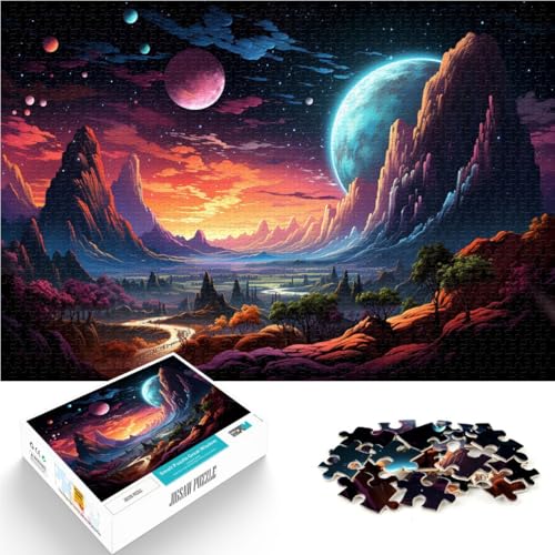 Puzzle 1000 Teile für Erwachsene, Nachtszene, lustige Spiele, jedes Teil ist einzigartig – anspruchsvolles Familienspiel, 50 x 75 cm, für 14-Jährige Puzzle 1000 Teile für Erwachsene, Nachtszene, lustige Spiele, jedes Teil ist einzigartig – anspruchsvolles Familienspiel, 50 x 75 cm, für 14-Jährige von SYUNFEI