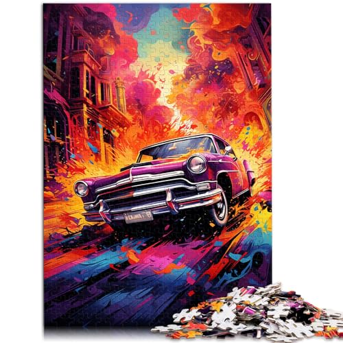 Puzzle 2000 Teile für Erwachsene, EIN Oldtimer-Puzzle, praktisches Spiel, Lernspiel für Geburtstag, Weihnachten, 27,56 Zoll x 39,37 Zoll von SYUNFEI