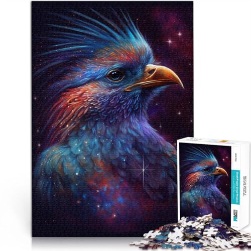 Puzzle 1000 Teile für Erwachsene Phoenix Bird Space Puzzle Lernspiele Lernspiel für Geburtstag, Weihnachten 10,27 Zoll x 14,96 Zoll von SYUNFEI