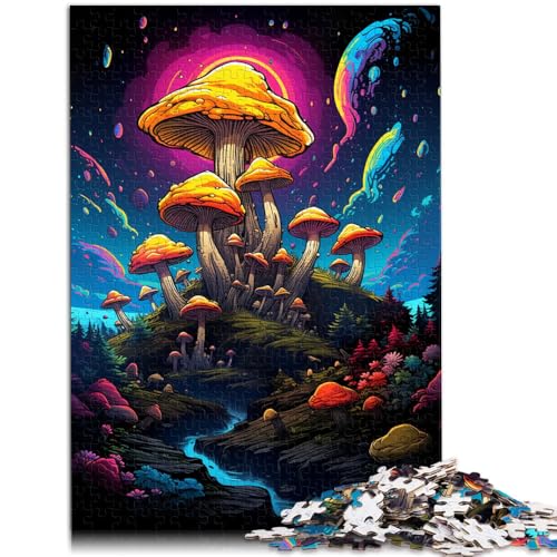 1000-teiliges Puzzle für Erwachsene, Bunte Pilze, Lernspiel, Herausforderungsspielzeug, geeignet als Schreibtischdekoration, 50 x 75 cm, 1000-teiliges Puzzle für Erwachsene, Bunte Pilze, Lernspiel, Herausforderungsspielzeug, geeignet als Schreibtischdekoration, 50 x 75 cm, von SYUNFEI